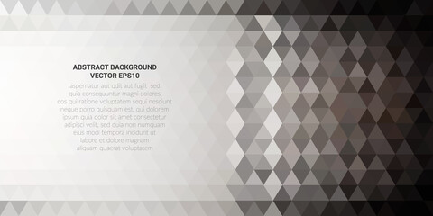 Poster - Pattern with simple shapes for your design.