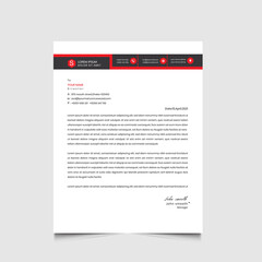 Wall Mural - letterhead roll up template design