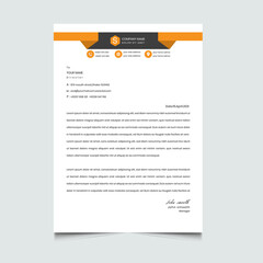 Wall Mural - letterhead roll up template design