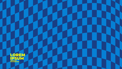 Poster - Abstract blue pattern background with space for text and message.