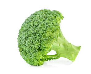 Wall Mural - Broccoli isolated on white background.