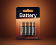 3d battery blister package design