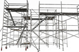 Fototapeta  - scaffolding isolated on white background