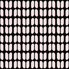 Aufkleber - Rounded shapes and black background. Vector.