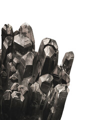 Wall Mural - the Smoky Quartz (Mountain Quartz)