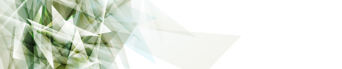 glossy green grey abstract low poly technology background. geometry vector banner design