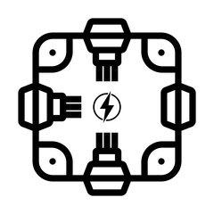 Sticker - Electrical Junction Box Icon