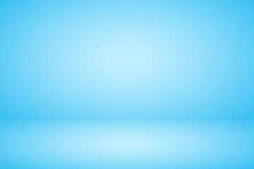 Empty pastel blue studio abstract background with spotlight effect. Product showcase backdrop. Stage lighting. Vector illustration.