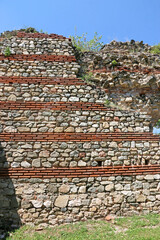 Roman city walls in Hisaria, Bulgaria