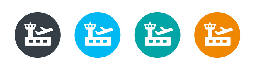 Poster - Airport, aircraft icon. Vector illustration