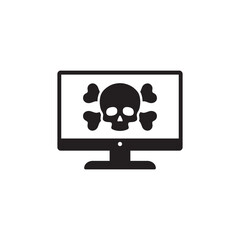 Wall Mural - malware icon vector,computer virus icon vector