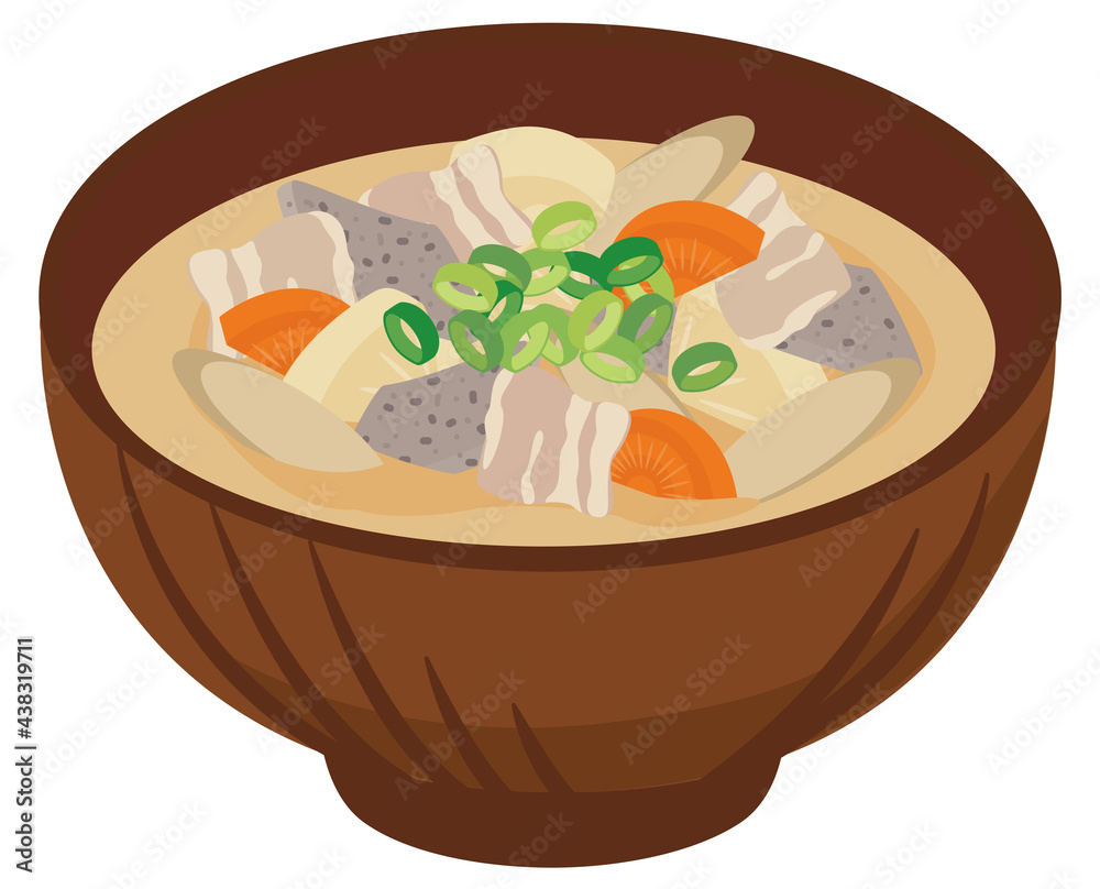 食事☆和食イラスト 豚汁 Stock Vector | Adobe Stock 食事☆和食イラスト 豚汁 Stock Vector | Adobe Stock