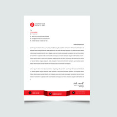 Wall Mural - letterhead template design