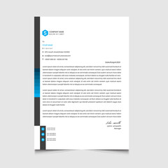 Wall Mural - letterhead template design