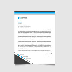 Wall Mural - letterhead template design