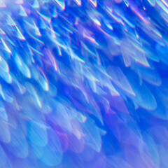 Sticker - Abstract bright blue bokeh background