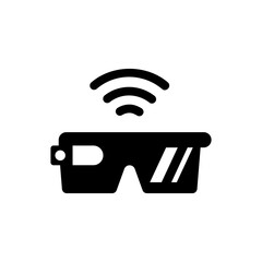 Poster - Smart glasses icon. Vector EPS file.