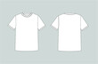 © yoyo - white t shirt design template