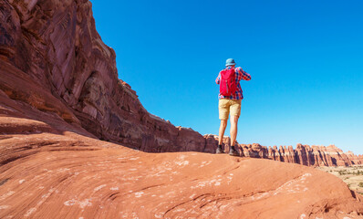 Wall Mural - Hike in Utah