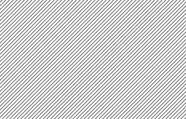 black diagonal thin lines seamless pattern on white background vector