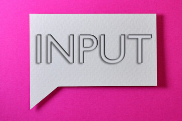 Wall Mural - The type Of Input Word