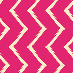 Poster - Pink and off white vector seamless repeat pattern print background