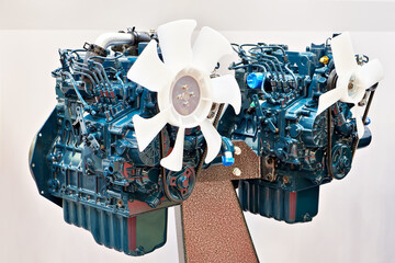 Wall Mural - Diesel engines for industrial equipment