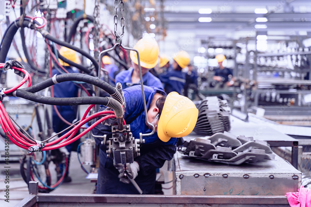 machine in factory Stock Photo | Adobe Stock