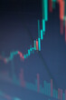 © czchampz - Abstract financial trading graphs and digital number of foreign exchange market trading on monitor. Background of gold and blue digital chart to represent stock market trend.