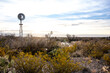 Windmill Pump Over Big Bend Desert