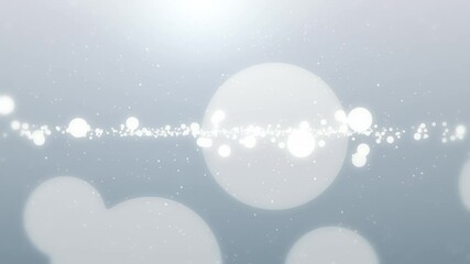 Wall Mural - Clean Bokeh Abstract Background. Bokeh on white background seamless loop animation.