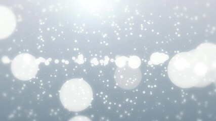 Wall Mural - Clean Bokeh Abstract Background. Bokeh on white background seamless loop animation.