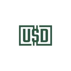 Poster - Illustration vector graphic of Dollar logo design, abstract