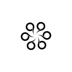 Poster - Illustration vector graphic of circle pattern
 logo design, perfect for your company logo