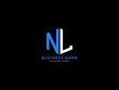 Letter NL Logo, creative nl logo icon vector for business