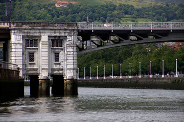 Poster - Bridge in the city of Bilbao