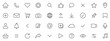 © OpenDesigner - Web icons set. Icons for website interface. Vector