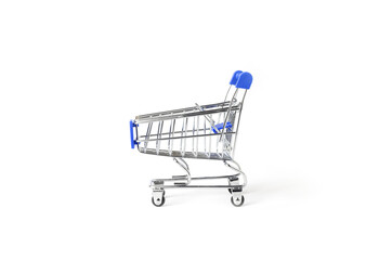 online shopping concept with shopping cart symbol