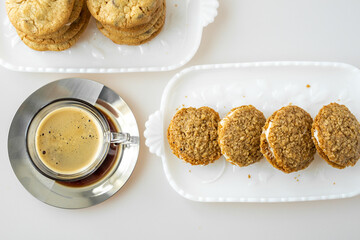 Wall Mural - Chocolate Chip Cookies and Oatmeal Cream Pies