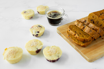 Wall Mural - Blueberry Muffins and Pumpkin Bread