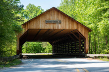 This Is A Covered Bridge In Conyers, Georgia.
