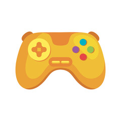 Canvas Print - yellow videogame control