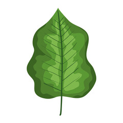 Sticker - green leaf icon