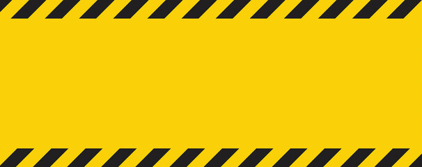 Black and yellow warning hazard pattern background