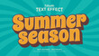 Text Effects, 3d Editable Text Retro Style - Summer Season