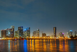 Fototapeta Kuchnia - Miami city skyline view from Biscayne Bay.