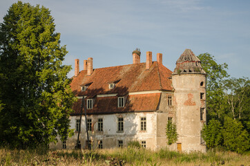 Wall Mural - Vormsate manor in Skrunda, Latvia.