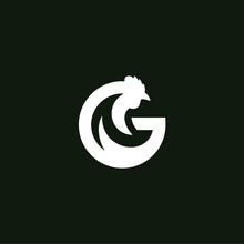 Illustrations Of Chicken / Chicken Logo Forming Letter G