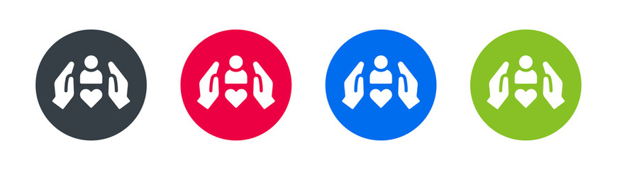 Customer care icon concept symbol design.