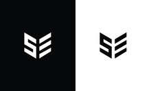 Creative ES, ES Initial Logo Design Idea